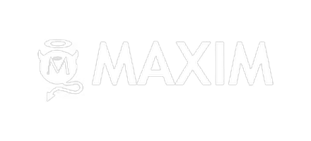 Maxim logo Maxim logo, a PopTech Studio client